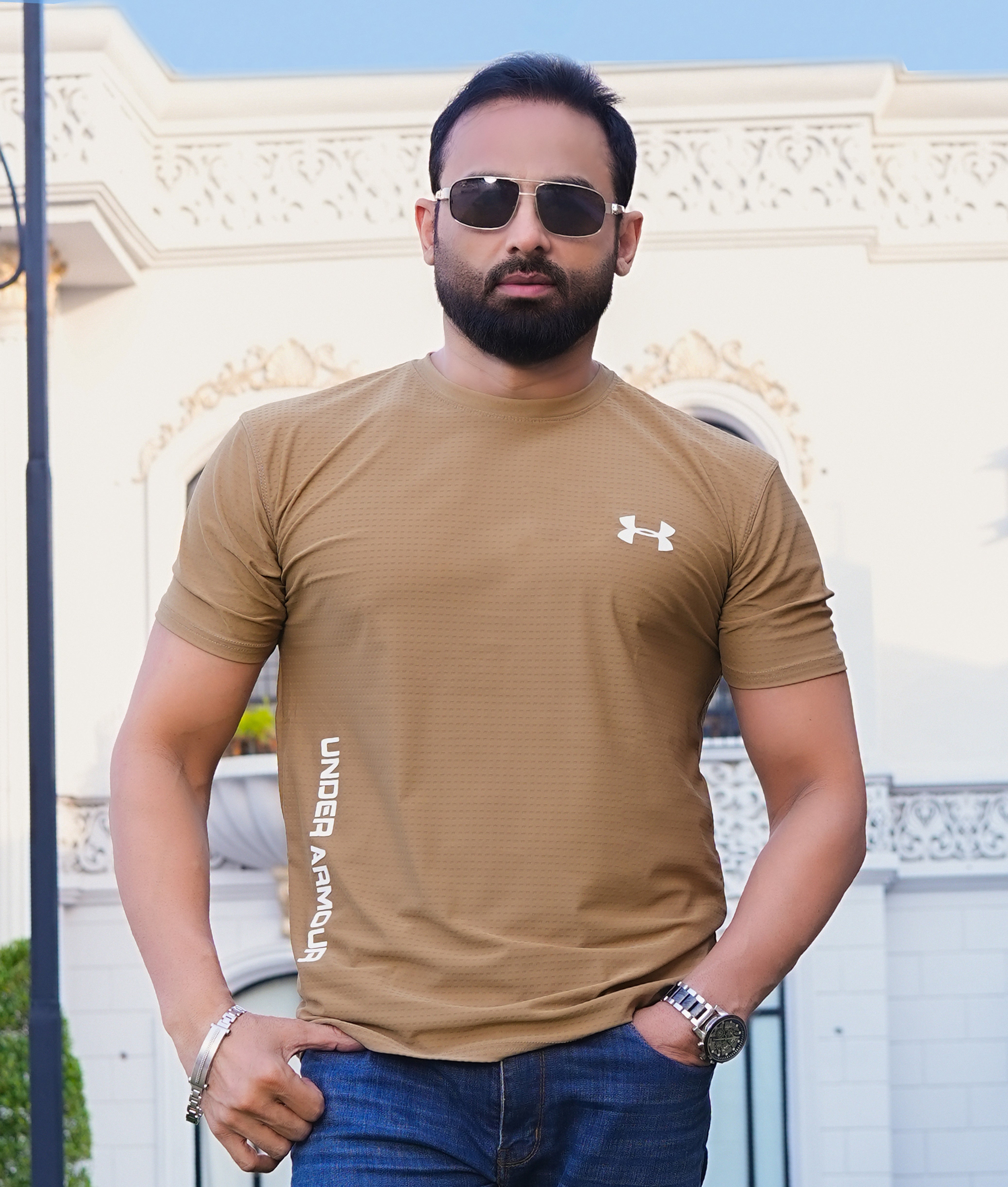 ClimaCool DryFit Men’s Streetwear T-Shirt – Modern Casual Outfit