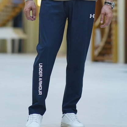 Men's Navy Dry-Fit Trouser – Breathable Lightweight Track Pants | Gym, Sports & Casual
