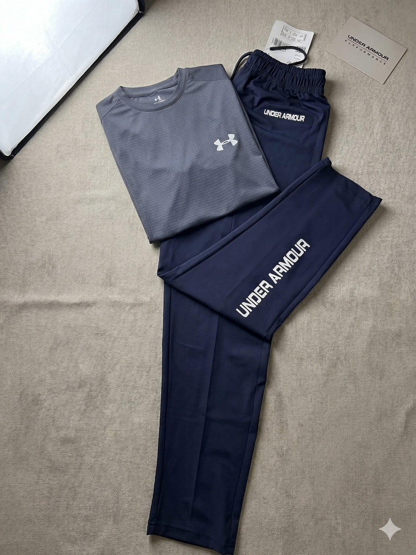 Men's Athletic Performance T-Shirt – Steel Blue | Lightweight Training Activewear