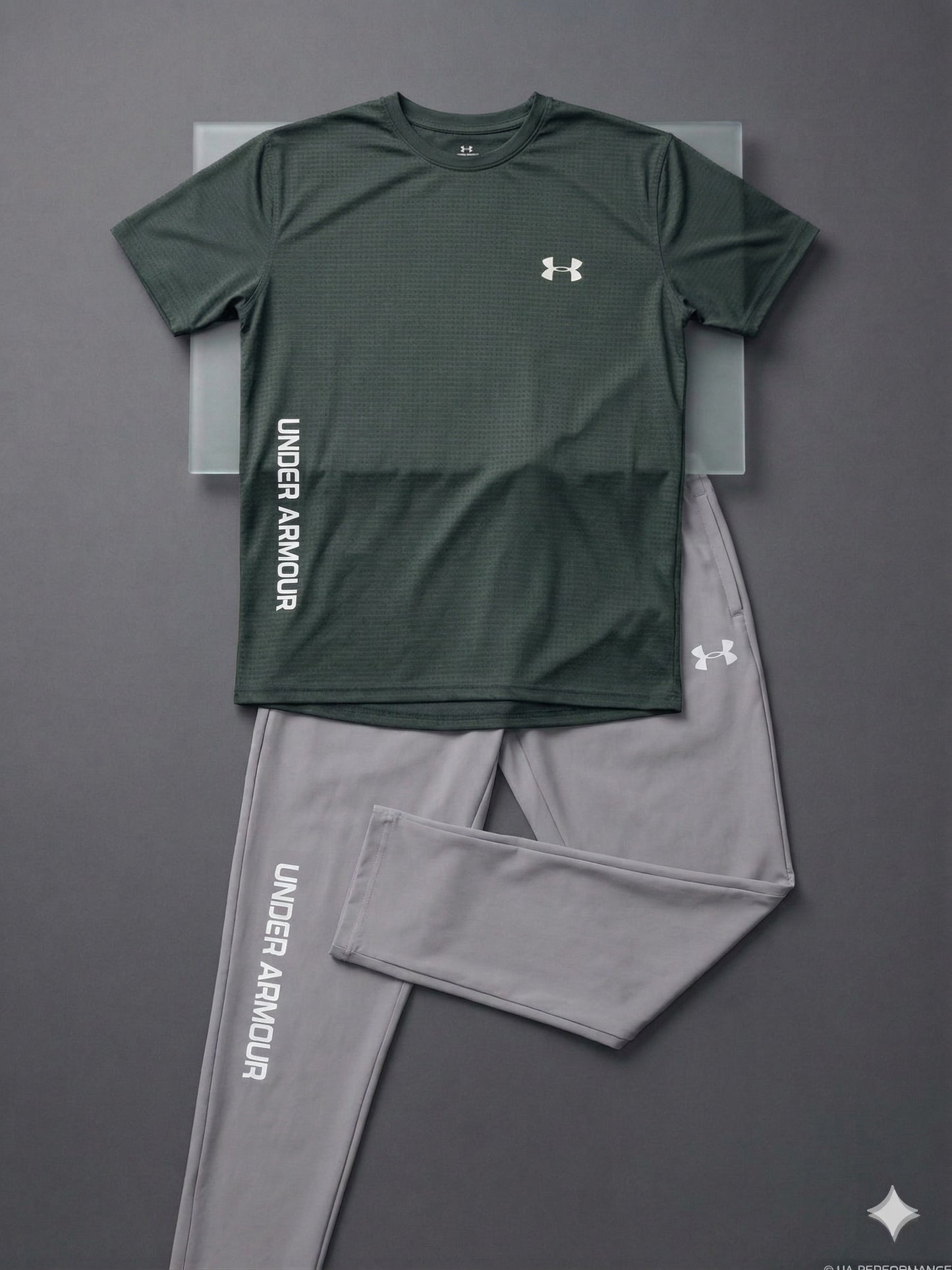 Men's Athletic Performance T-Shirt – Dark Green | Moisture-Wicking Activewear